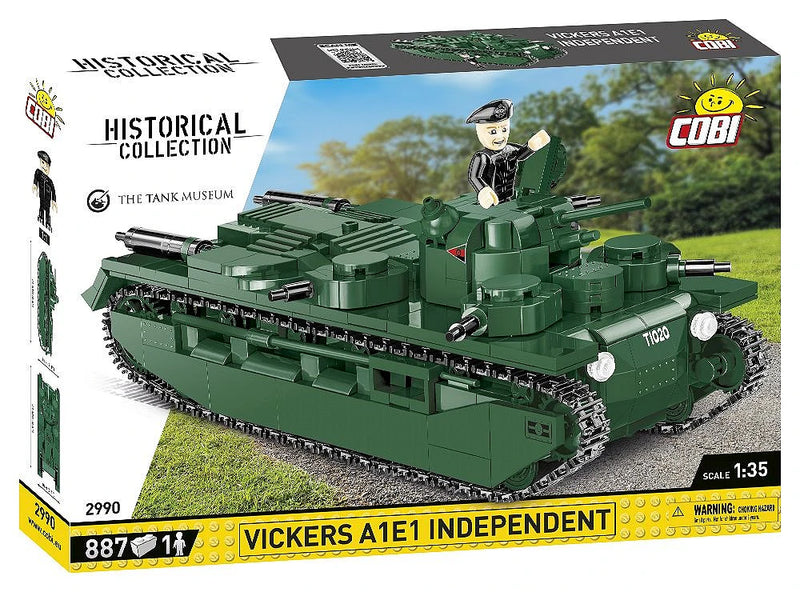 COBI 2990 Vickers A1E1 Indepent Block Model (887 Pieces)