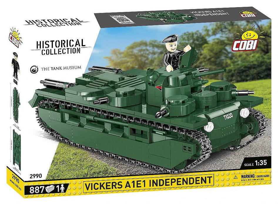 COBI 2990 Vickers A1E1 Indepent Block Model (887 Pieces)