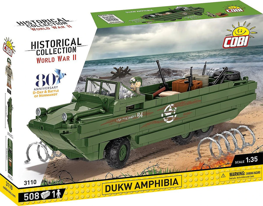 COBI 3110 DUKW Amphibia 1/35 D-DAY Block Model (508 Pieces)