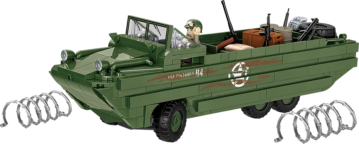 COBI 3110 DUKW Amphibia 1/35 D-DAY Block Model (508 Pieces)