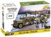 COBI 3132 1/35 Historical Collection WWII Willys MB & Trailer Block Model (200 Pieces)
