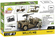 COBI 3133 1/35 Historical Collection WWII Willys MB (132 Pieces)