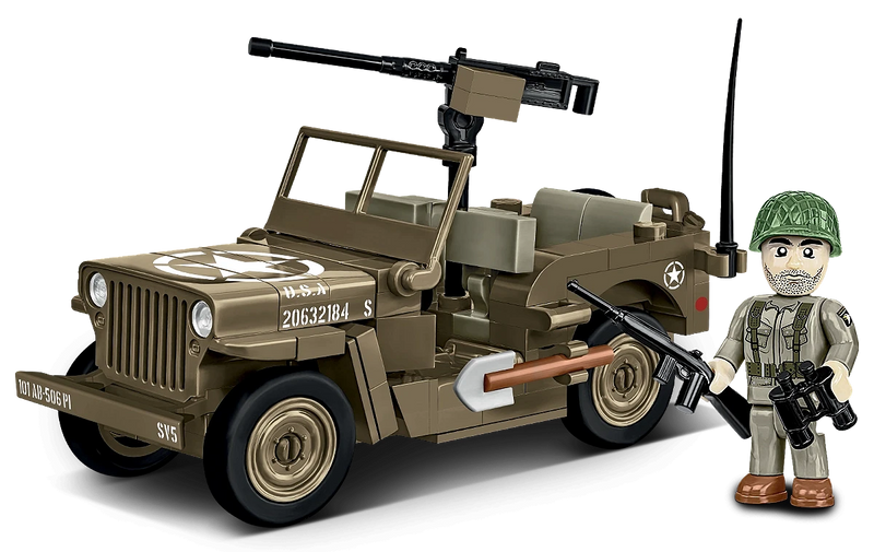 COBI 3133 1/35 Historical Collection WWII Willys MB (132 Pieces)