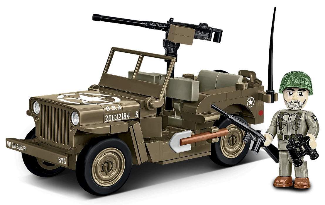 COBI 3133 1/35 Historical Collection WWII Willys MB (132 Pieces)