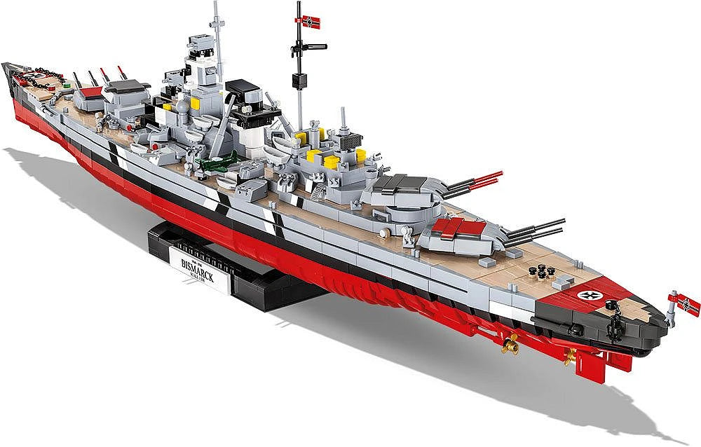 COBI 4841 1/300 Historical Collection WWII Battleship Bismarck Block Model (2789 Pieces)