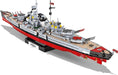 COBI 4841 1/300 Historical Collection WWII Battleship Bismarck Block Model (2789 Pieces)