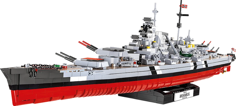 COBI 4841 1/300 Historical Collection WWII Battleship Bismarck Block Model (2789 Pieces)