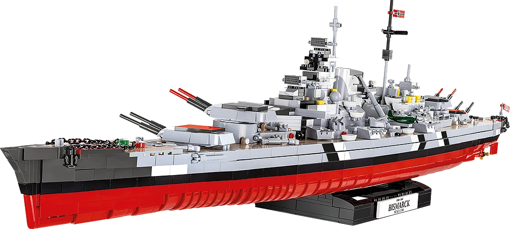 COBI 4841 1/300 Historical Collection WWII Battleship Bismarck Block Model (2789 Pieces)