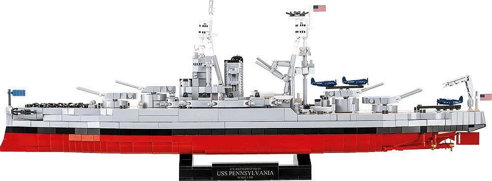 COBI 4842 1/300 WWII Pennsylvania Class Battleship 2-in-1 "Executive Edition" Brick Model