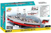 COBI 4843 1/300 Historical Collection WWII USS Arizona BB-39 Block Model