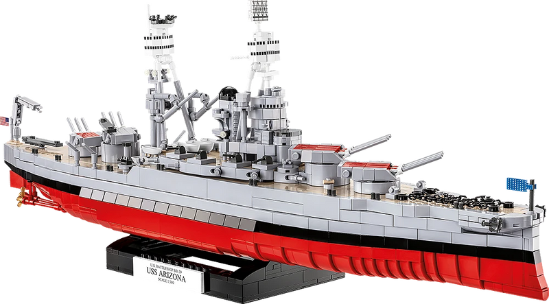 COBI 4843 1/300 Historical Collection WWII USS Arizona BB-39 Block Model