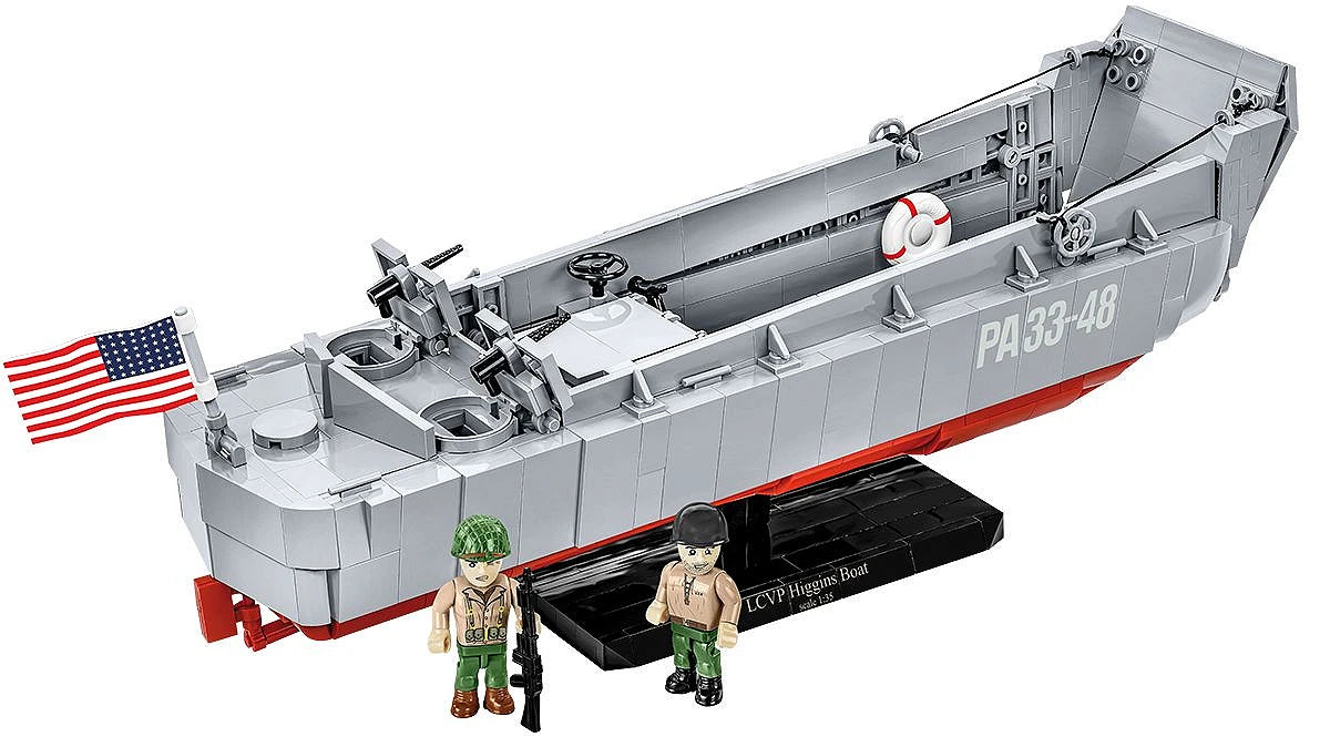 COBI 4849 1/35 LCVP Higgins Boat Block Model (715 Pieces)