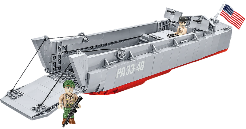COBI 4849 1/35 LCVP Higgins Boat Block Model (715 Pieces)