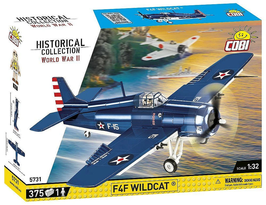 COBI 5731 F4F Wildcat Grumman Block Model (375 Pieces)