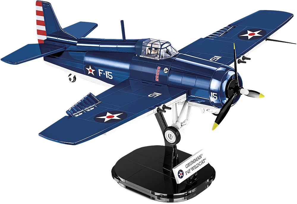 COBI 5731 F4F Wildcat Grumman Block Model (375 Pieces)