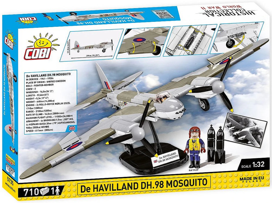 COBI 5735 De Havilland DH-98 Mosquito Block Model (710 Pieces)