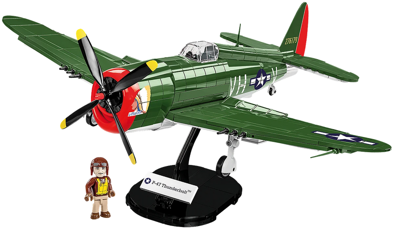COBI 5737 1/32 Historical Collection WWII P-47 Thunderbolt Fighter Jet Set