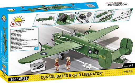 COBI 5739 Historical Collection WWII B-24D Liberator Block Model (1445 Pieces)