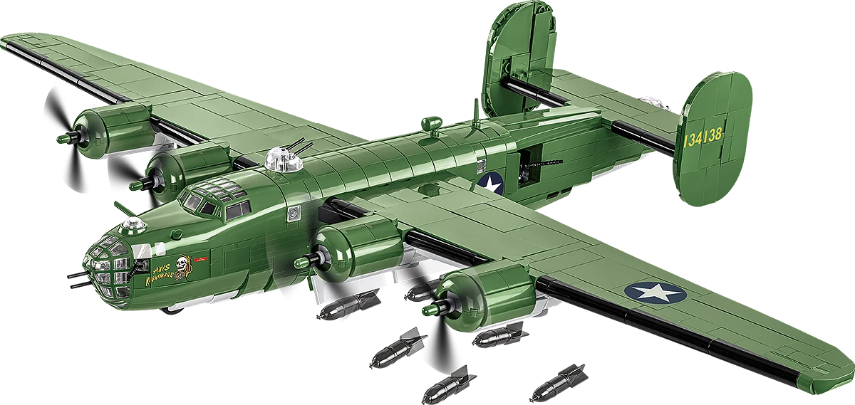 COBI 5739 Historical Collection WWII B-24D Liberator Block Model (1445 Pieces)
