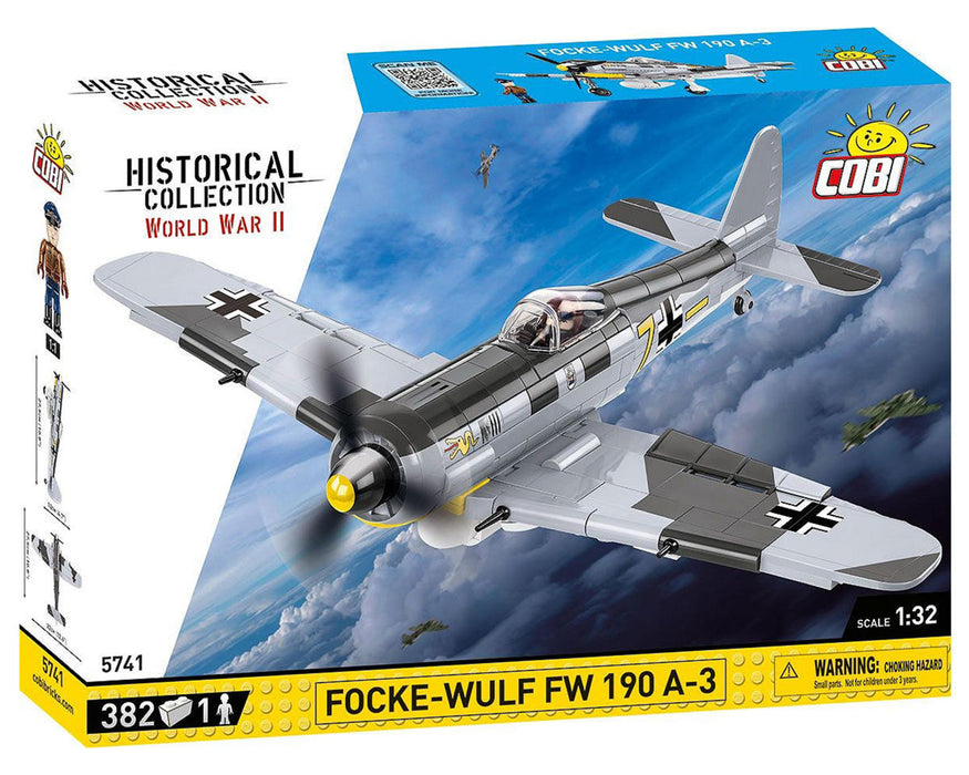 COBI 5741 Focke-Wulf FW190 A3 Block Model (382 Pieces)