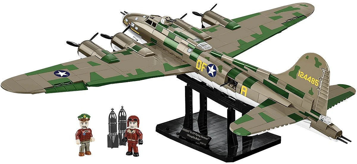 COBI 5749 Historical Collection WWII B-17 Memphis Belle Block Model (1,376 Pieces)