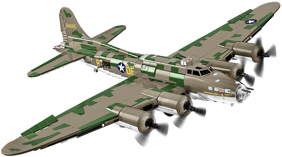 COBI 5749 Historical Collection WWII B-17 Memphis Belle Block Model (1,376 Pieces)