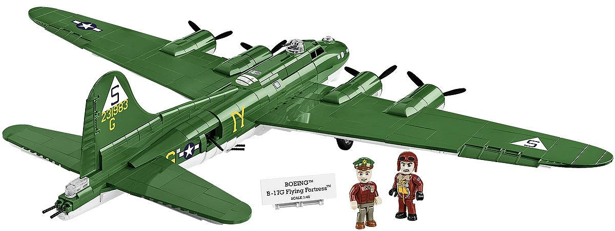 COBI 5750  1/48 Historical Collection WWII Boeing B-17G Flying Fortress Bomber Block Model (1210 Pieces)