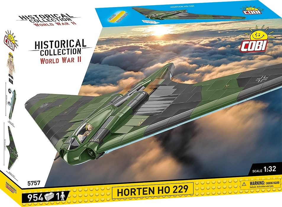 COBI 5757 1/32 Horten Ho 229 Block Model (954 Pieces)