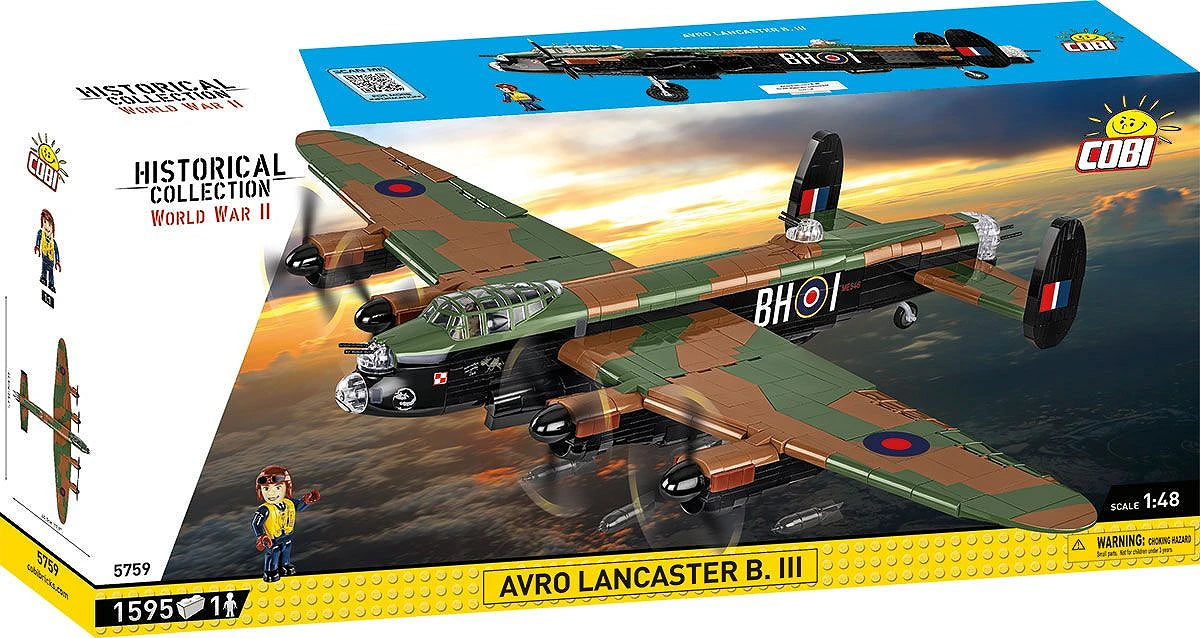 COBI 5759 1/48 Avro Lancaster B. III Block Model (1595 Pieces)