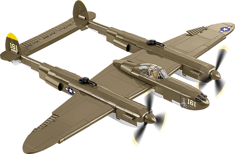 COBI 5763 1/32 Historical Collection Lockheed P-38 Lightning (H) WWII Fighter Jet Set