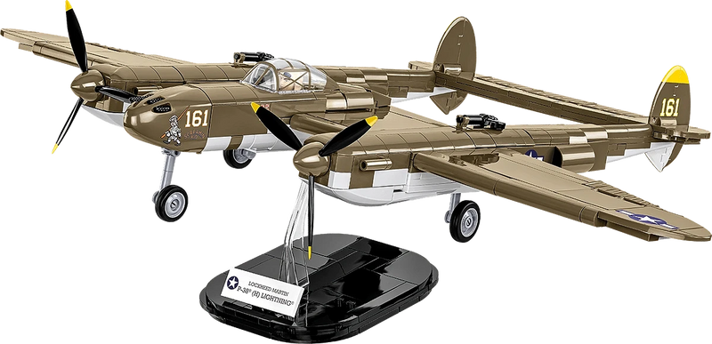 COBI 5763 1/32 Historical Collection Lockheed P-38 Lightning (H) WWII Fighter Jet Set