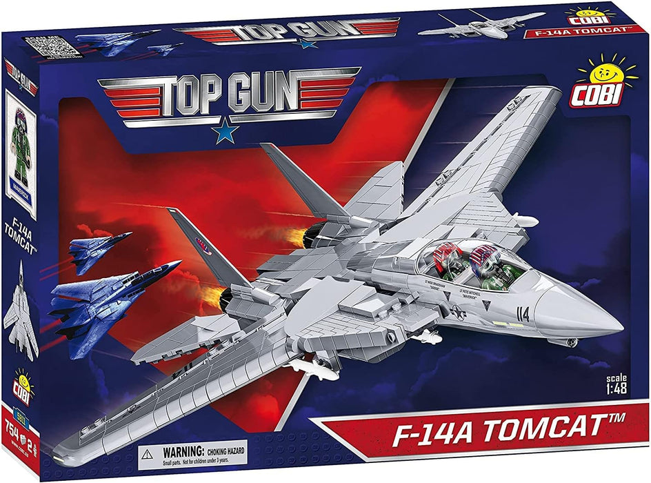 COBI 5811 Top Gun F-14A Tomcat Plastic Model Kit (754 Pieces)