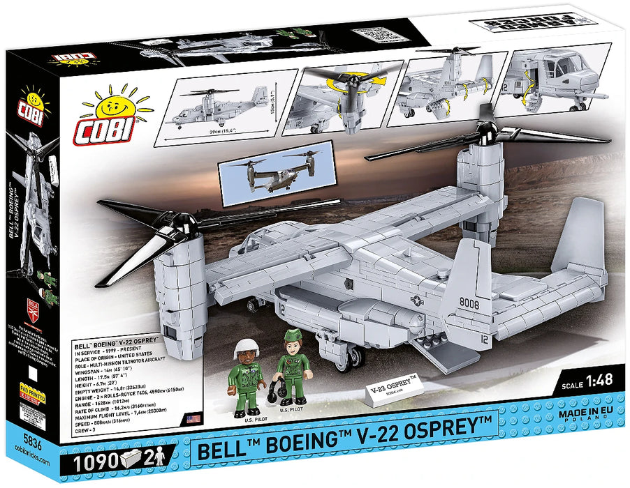 COBI 5836 Bell Boeing V-22 Osprey Block Model (1,090 Pieces)