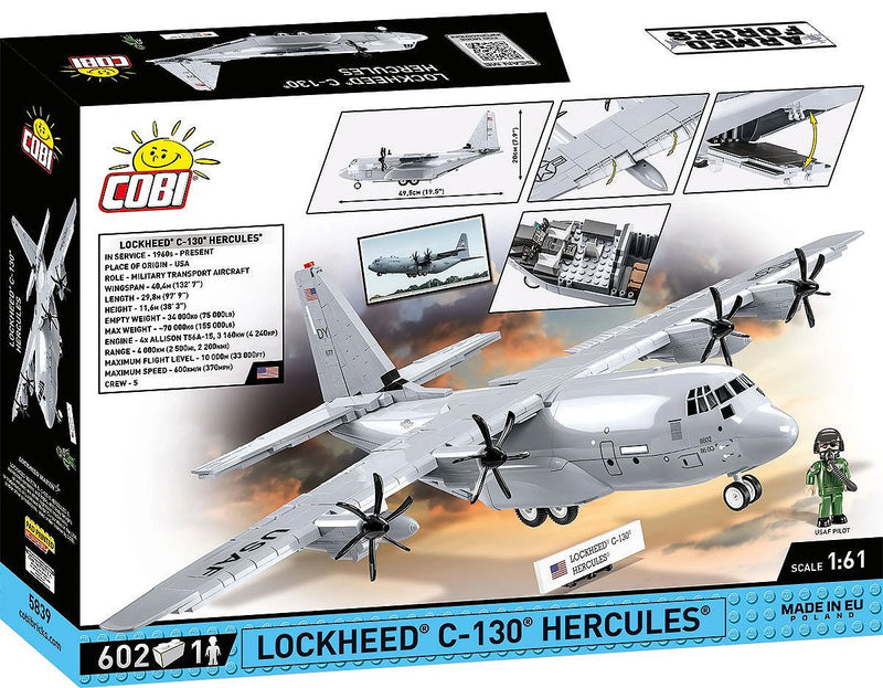 COBI 5839 Lockhead C-130J Hercules Block Model (602 Pieces)