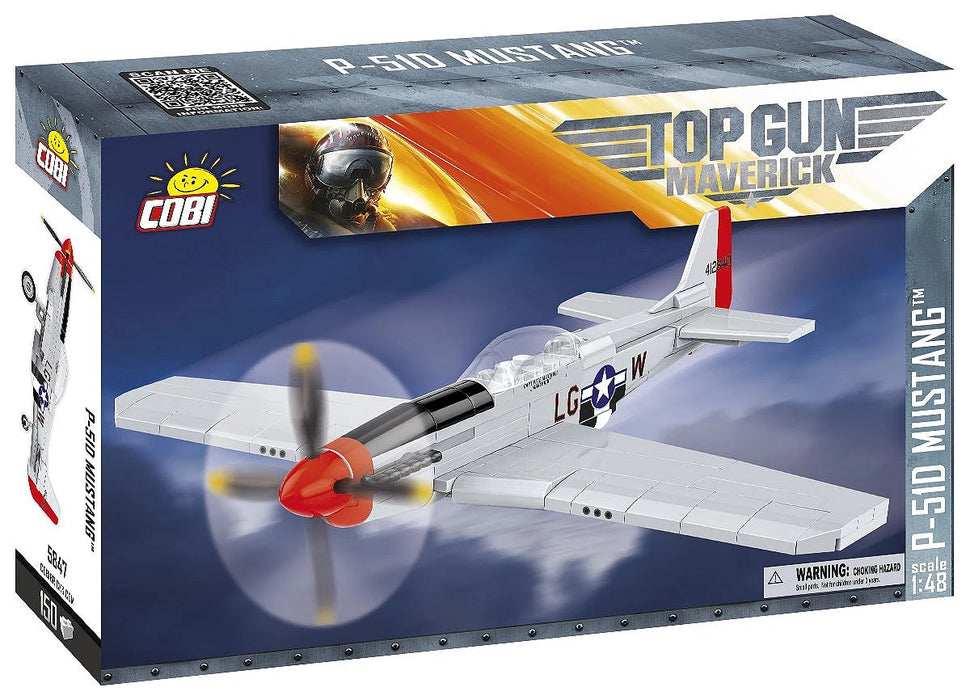 COBI 5847 1/48 Top Gun Mustang P-51D Block Model (150 Pieces)