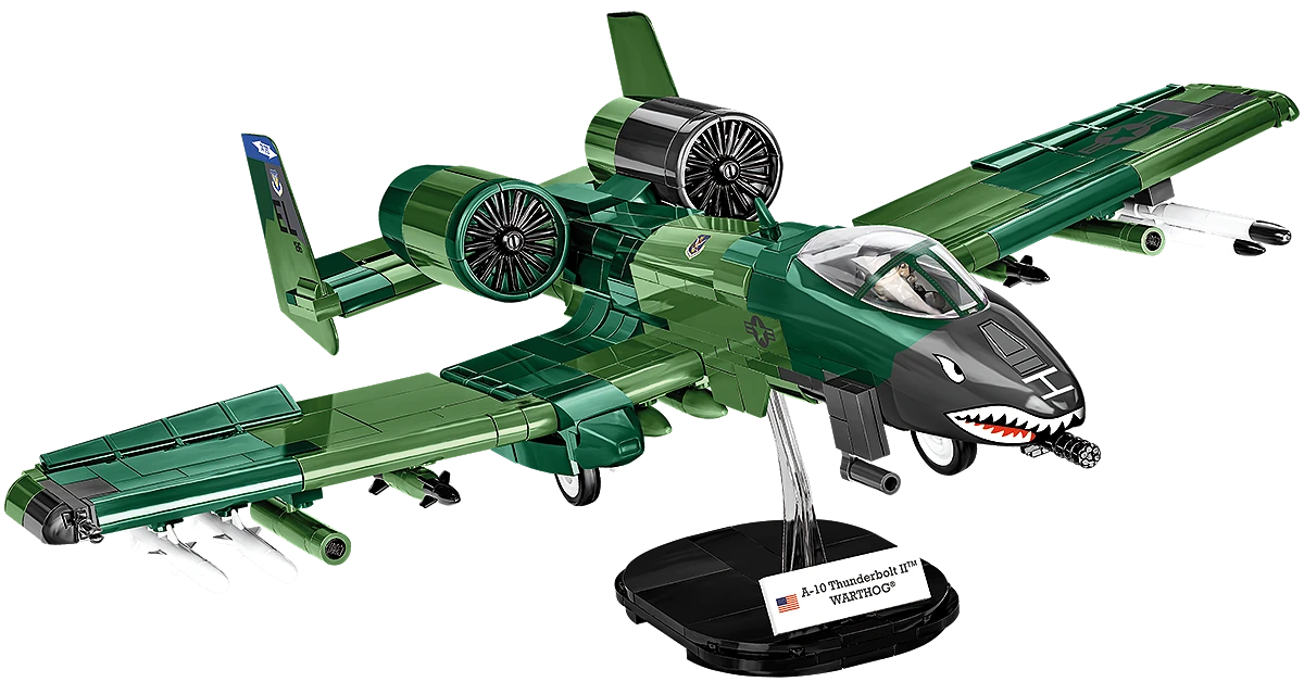 COBI 5856 1/48 A-10 Thunderbolt II Warthog Attack Aircraft Set (667 Pieces)