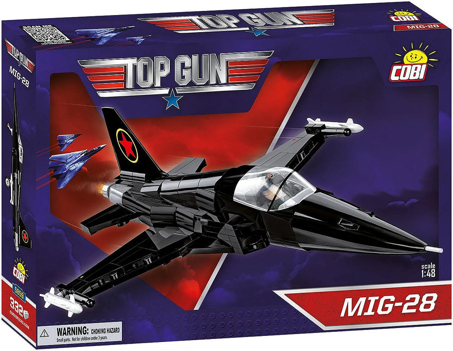 COBI 5859 1/48 Top Gun MiG-28 Fighter Jet Block Model (332 Pieces)