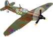 COBI 5868 1/48 Historical Collection WWII Spitfire MK.I N3200 Model Set (146 Pieces)
