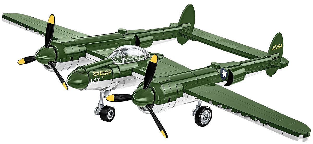 COBI 5882 Historical Collection WWII Lockheed P-38H Lightning (332 Pieces)