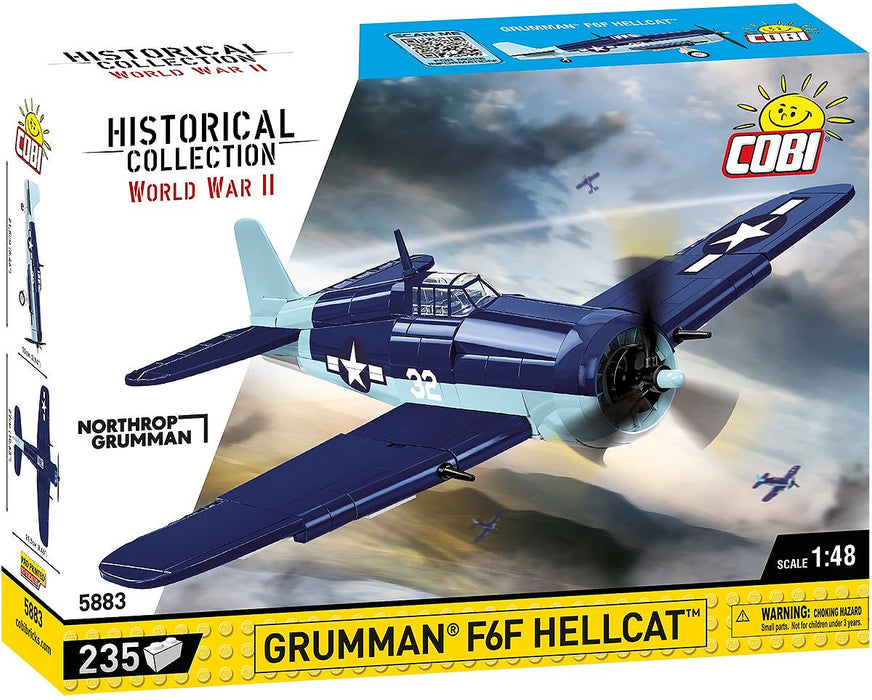 COBI 5883 1/48 Historical Collection WWIIGrumman F6F Hellcat Model Set