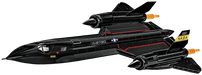 COBI 5890 1/48 Lockheed SR-71 Blackbird "Executive Edition" Block Model (1424 Pieces)