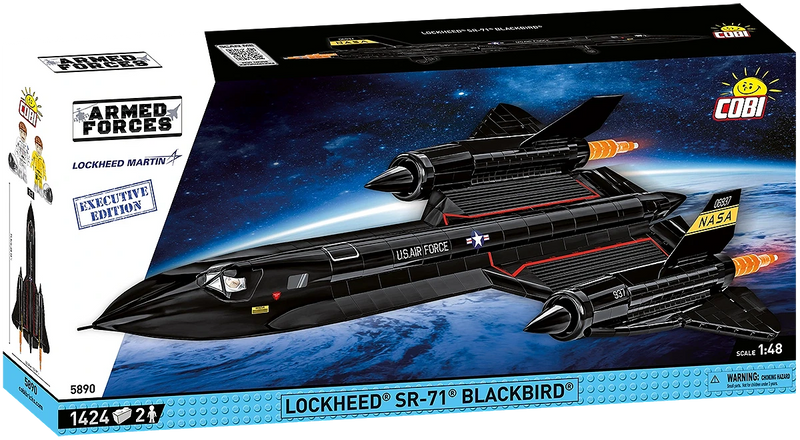 COBI 5890 1/48 Lockheed SR-71 Blackbird "Executive Edition" Block Model (1424 Pieces)