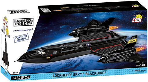 COBI 5890 1/48 Lockheed SR-71 Blackbird "Executive Edition" Block Model (1424 Pieces)