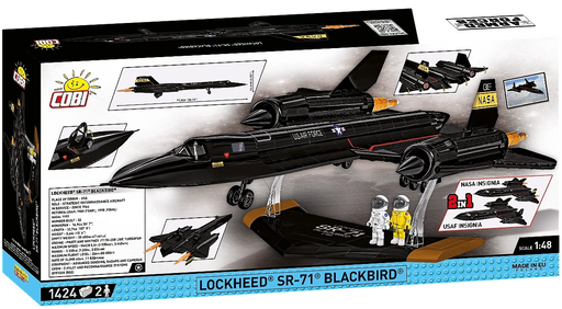 COBI 5890 1/48 Lockheed SR-71 Blackbird "Executive Edition" Block Model (1424 Pieces)