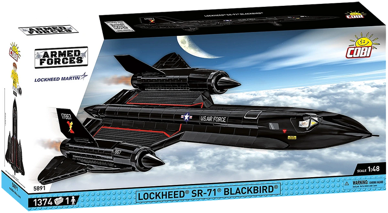 COBI 5891 1/48 Lockheed SR-71 Blackbird Block Model (1374 Pieces)