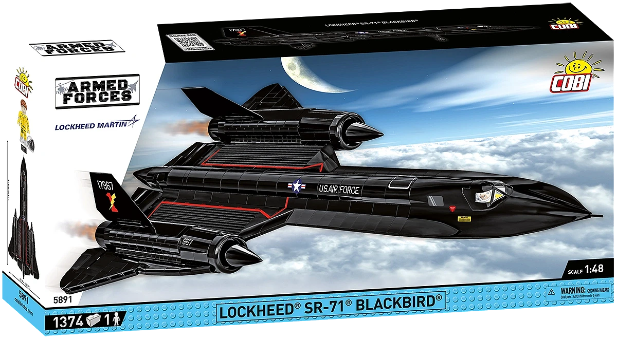 COBI 5891 1/48 Lockheed SR-71 Blackbird Block Model (1374 Pieces)