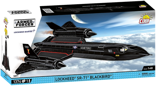 COBI 5891 1/48 Lockheed SR-71 Blackbird Block Model (1374 Pieces)