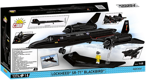 COBI 5891 1/48 Lockheed SR-71 Blackbird Block Model (1374 Pieces)