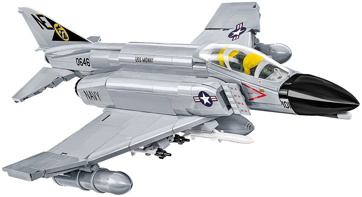 COBI 5897 1/48 F-4 Phantom II 1/48 Jet Fighter Block Model (703 Pieces)