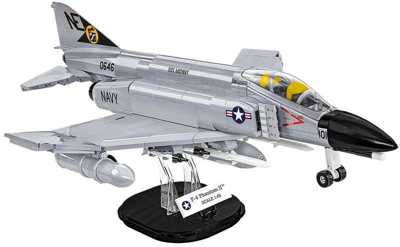 COBI 5897 1/48 F-4 Phantom II 1/48 Jet Fighter Block Model (703 Pieces)